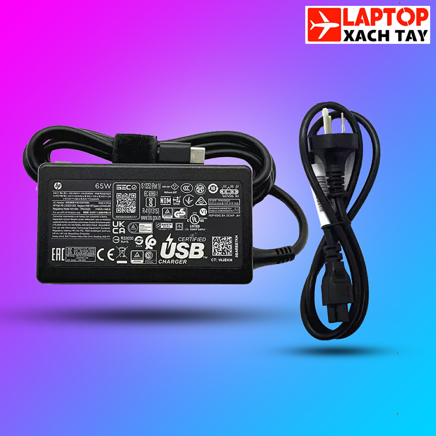 Sạc zin Laptop HP 65W 3.25A 20V