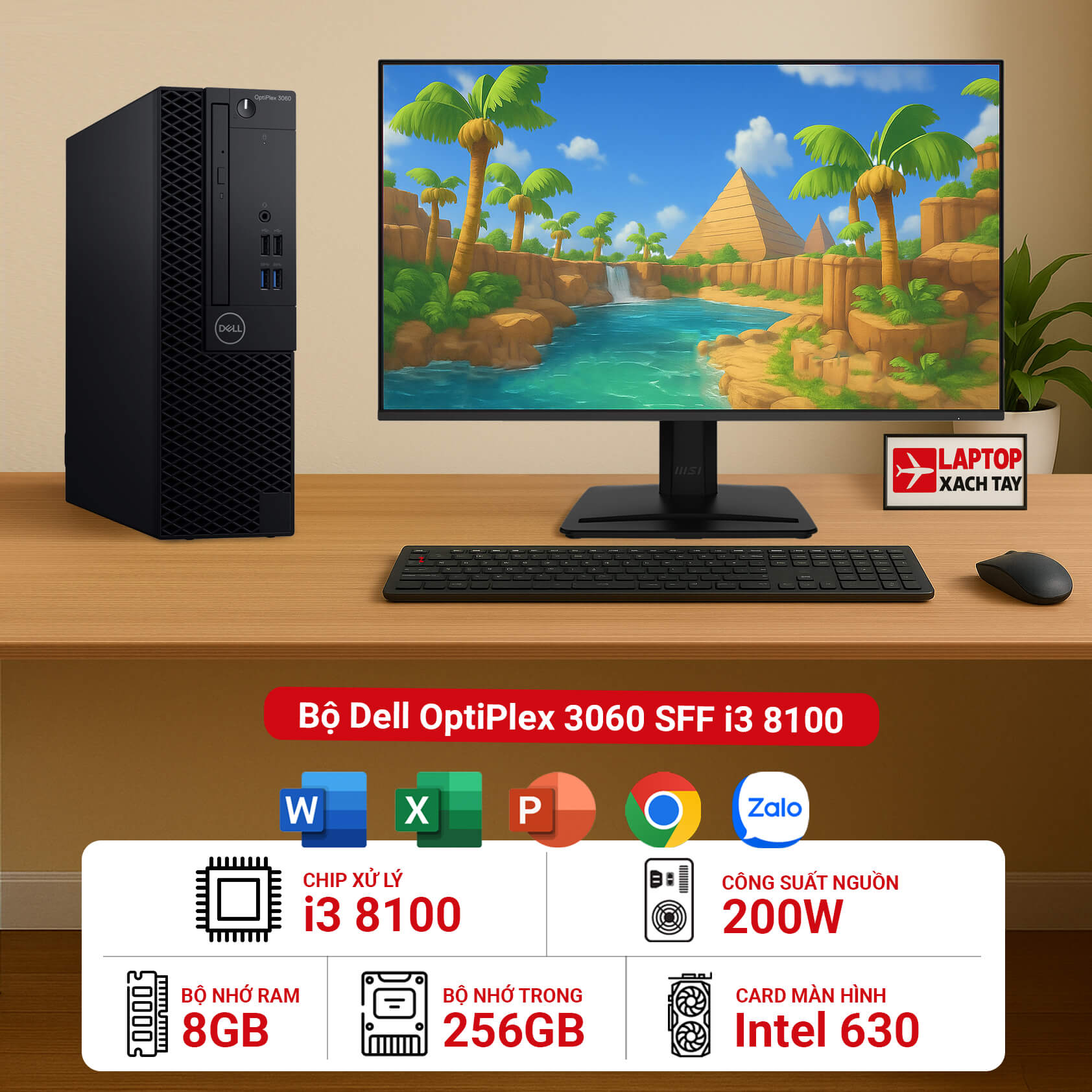 Bộ Dell OptiPlex 3060 SFF i3 8100 - Avatar