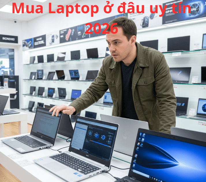 Nên mua laptop ở đâu uy tín ? Top 5 nơi bán laptop chất lượng nhất 2026