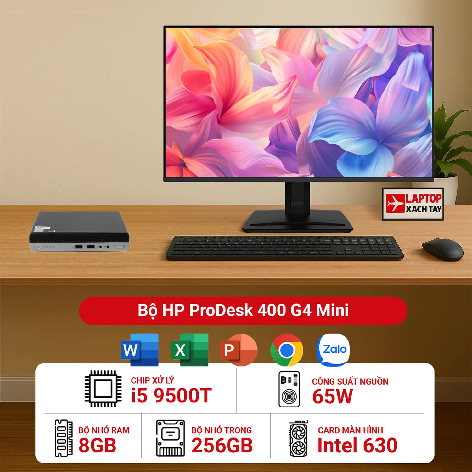 HP ProDesk 400 G4 Mini - 8GB 256GB - AVATAR