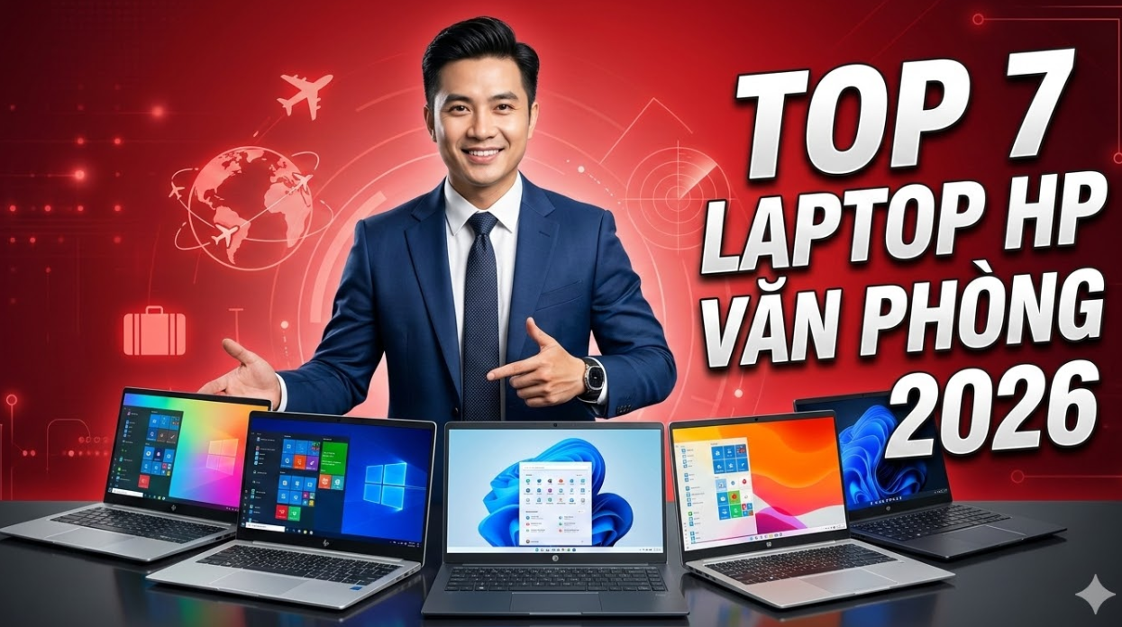 Cẩm nang chọn Laptop Hp văn phòng 2026 - Gợi Ý 7 mẫu đáng mua nhất