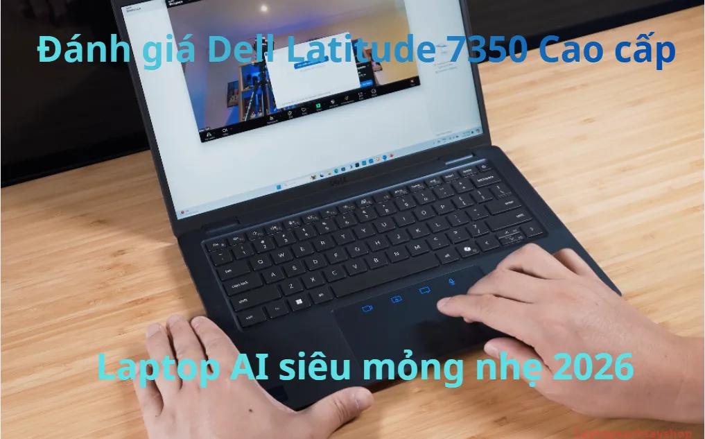Đánh giá Laptop Dell Latitude 7350: Đẳng Cấp Laptop AI mỏng nhẹ siêu bền Cho Dân Văn Phòng